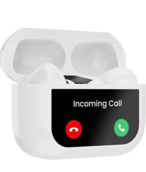 AirPods Pro 2nd Generation with Display Touch Screen Control Wireless Earbuds, with ANC- ENC Active Noise Cancellation, Type -C Fast Charging (White)