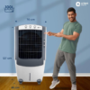 Orient Electric Titan 100L Desert Air Cooler with Honeycomb Pads with 18 inch Aluminium fan blade (White) - Image 7